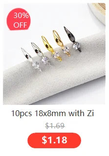 10pcs 60x36mm DIY Earrings Hair Jewelry Making Gold Silver Color Wedding Accessories Copper Metal Bridal Hair Combs Findings