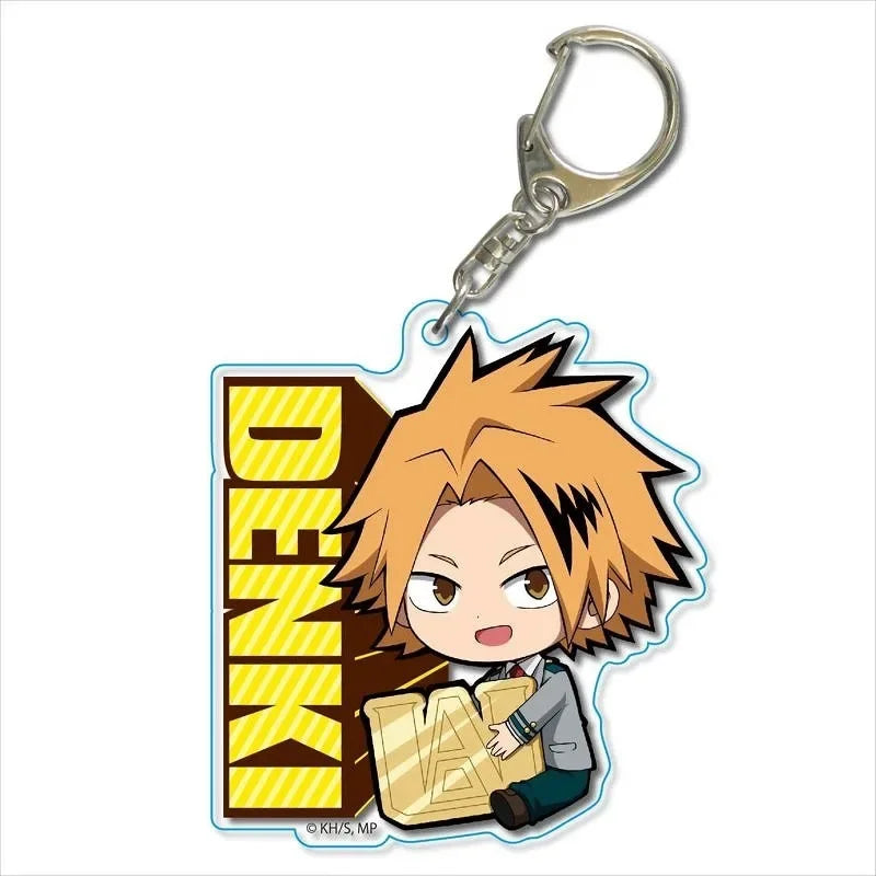 Anime My Hero Academia Keychain Acrylic Men Car Accessories Pendant Cosplay for Women Cute Bag Acrylic KeyRing Gift Trinket Fans