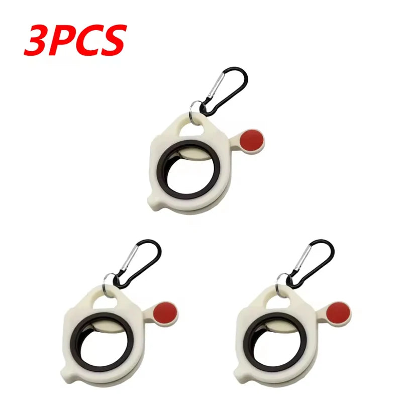 1-10Pcs Fluorescent Cable Tie Organizer Durable Plastic Storage Tools Portable Tie Holder Practical Wiring Cable Strap Organizer