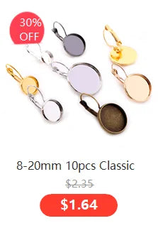 10pcs 60x36mm DIY Earrings Hair Jewelry Making Gold Silver Color Wedding Accessories Copper Metal Bridal Hair Combs Findings