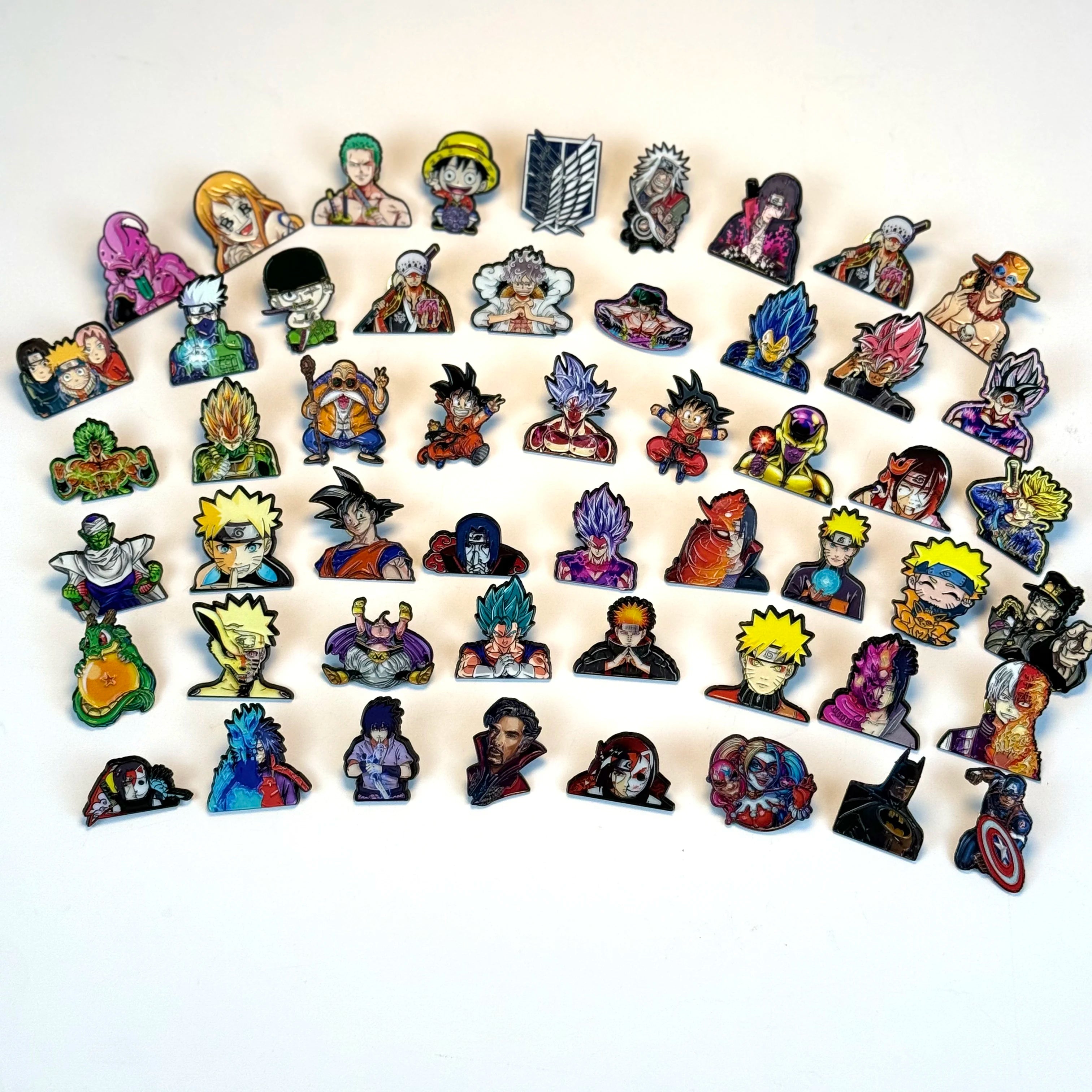 Anime Wholesale Enamel Pin Cool Brooches Women Lapel Pins Badge on Backpack Costume Accessories Fashion Jewelry Gifts Friends