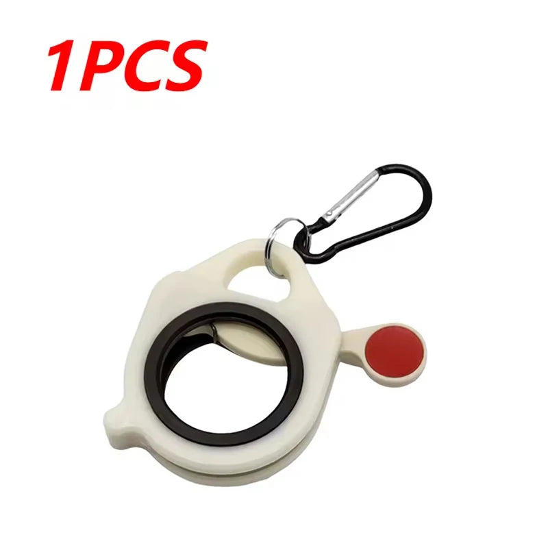 1-10Pcs Fluorescent Cable Tie Organizer Durable Plastic Storage Tools Portable Tie Holder Practical Wiring Cable Strap Organizer