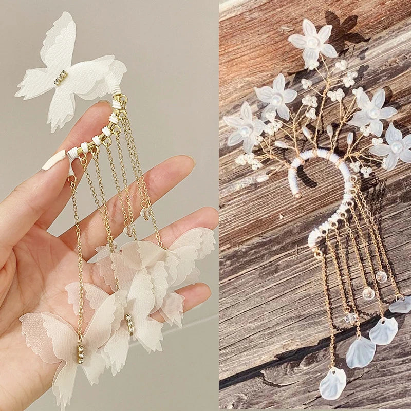 10pcs 60x36mm DIY Earrings Hair Jewelry Making Gold Silver Color Wedding Accessories Copper Metal Bridal Hair Combs Findings