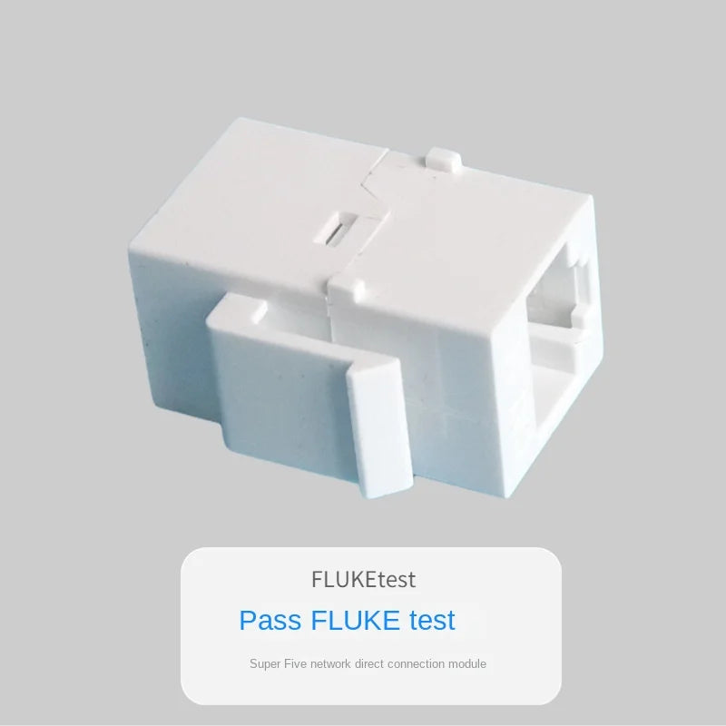 5-piece white 86 type network, Category 6 Gigabit computer, 1-4 ports, RJ45 CAT.6 female direct plug wall mounted panel